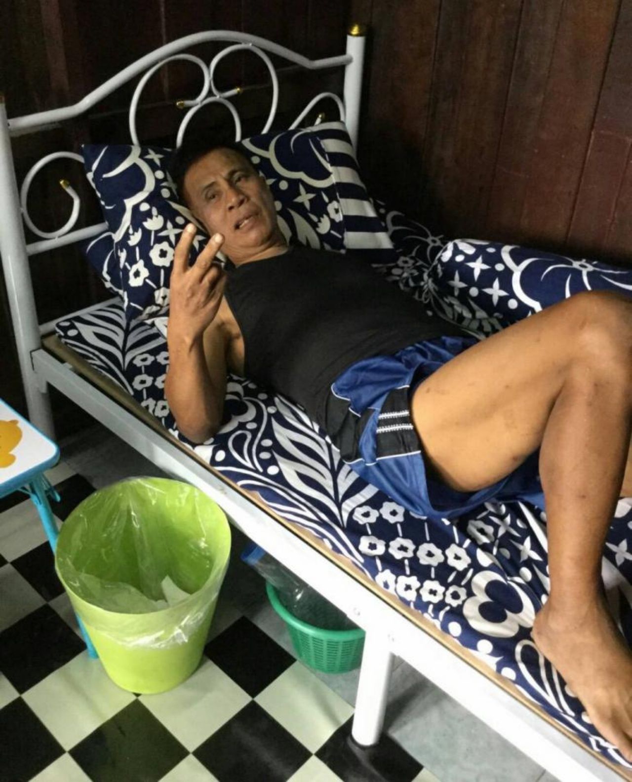 วันแรกเมื่อวันที่ 15 พ.ย. 60 ที่มาอยู่ในความดูแลของพี่สาว 