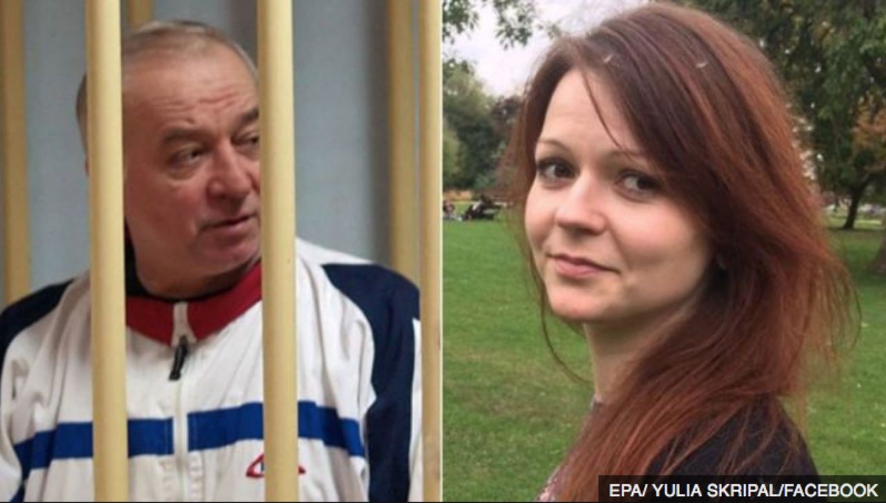 นายเซอร์เก สครีพอล และยูเลีย บุตรสาว ที่ขณะนี้อาการยังโคม่า