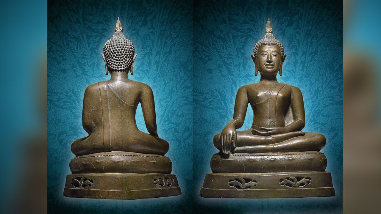 พระพุทธรูป พุทธศิลป์สมัยเชียงแสนสิงห์ ๓ ของโต้ง บางแค.