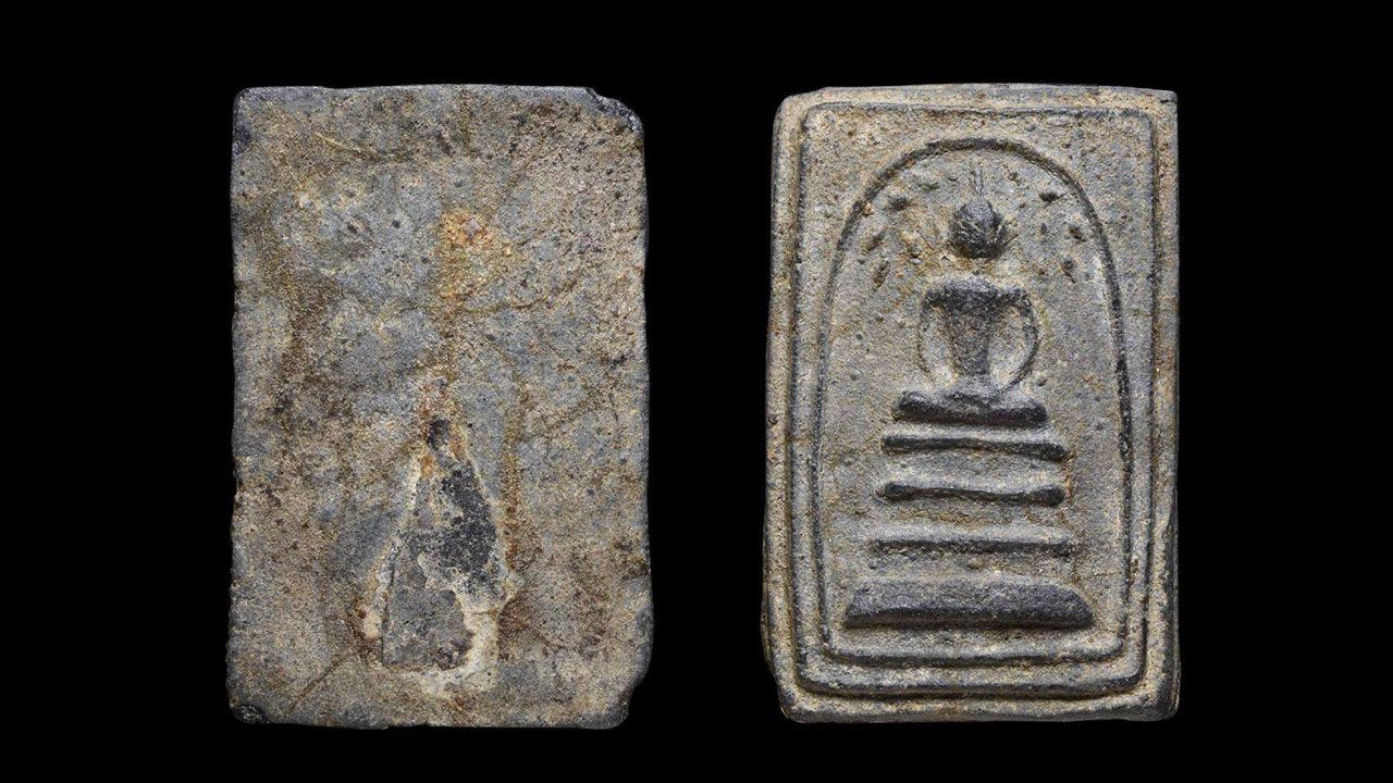 พระสมเด็จปิลันทน์ พิมพ์ปรกโพธิ์ สมเด็จพระพุฒาจารย์ (ม.จ.ทัต) วัดระฆังฯ ของเฉลียว ตาดชูวงษ์.