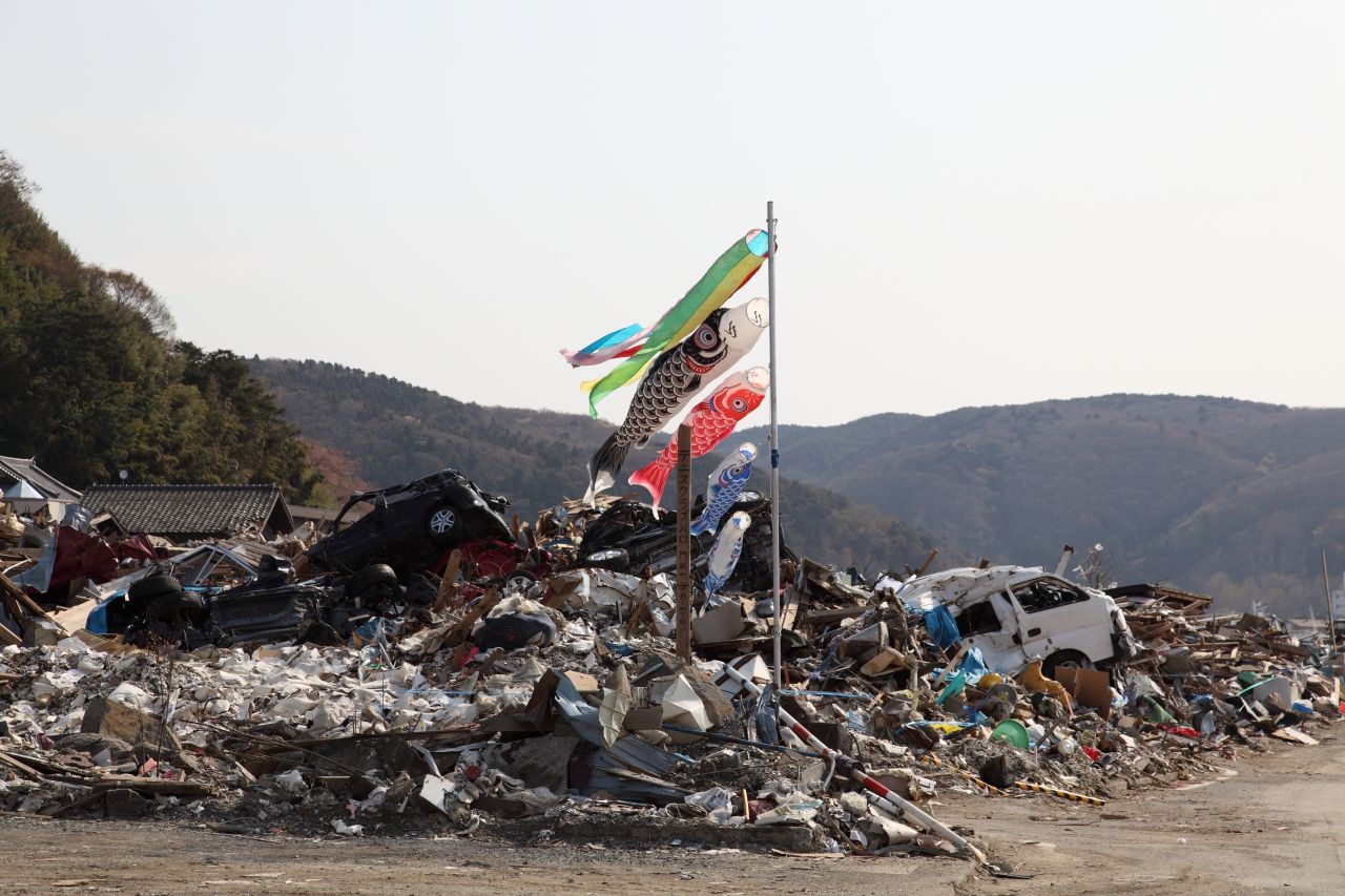 Earthquake,tsunami,japan,311 - Stock image