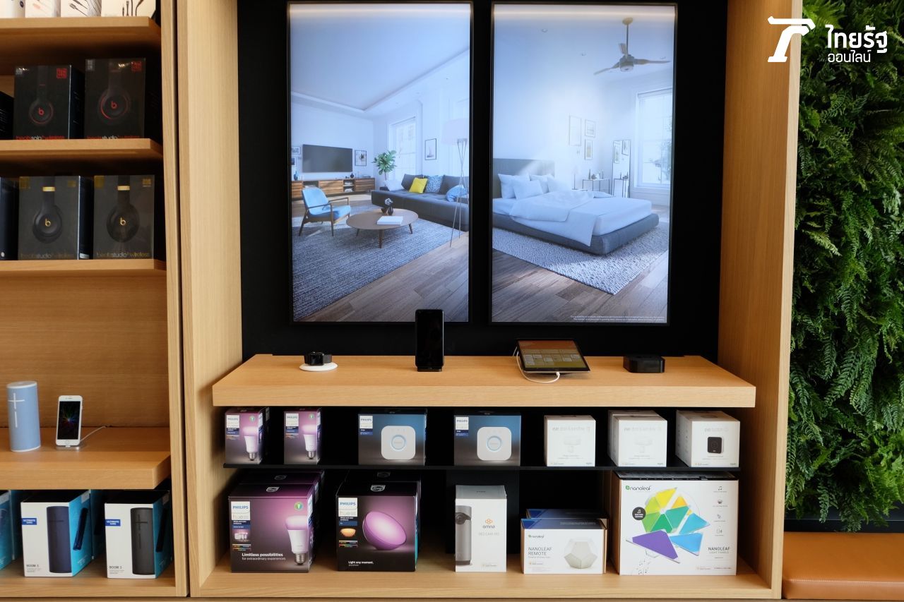 มุมจำลองสมาร์ทโฮม...สั่งเปิด-ปิดไฟ เปลี่ยนสีไฟ ปรับผ้าม่านได้ง่ายๆ