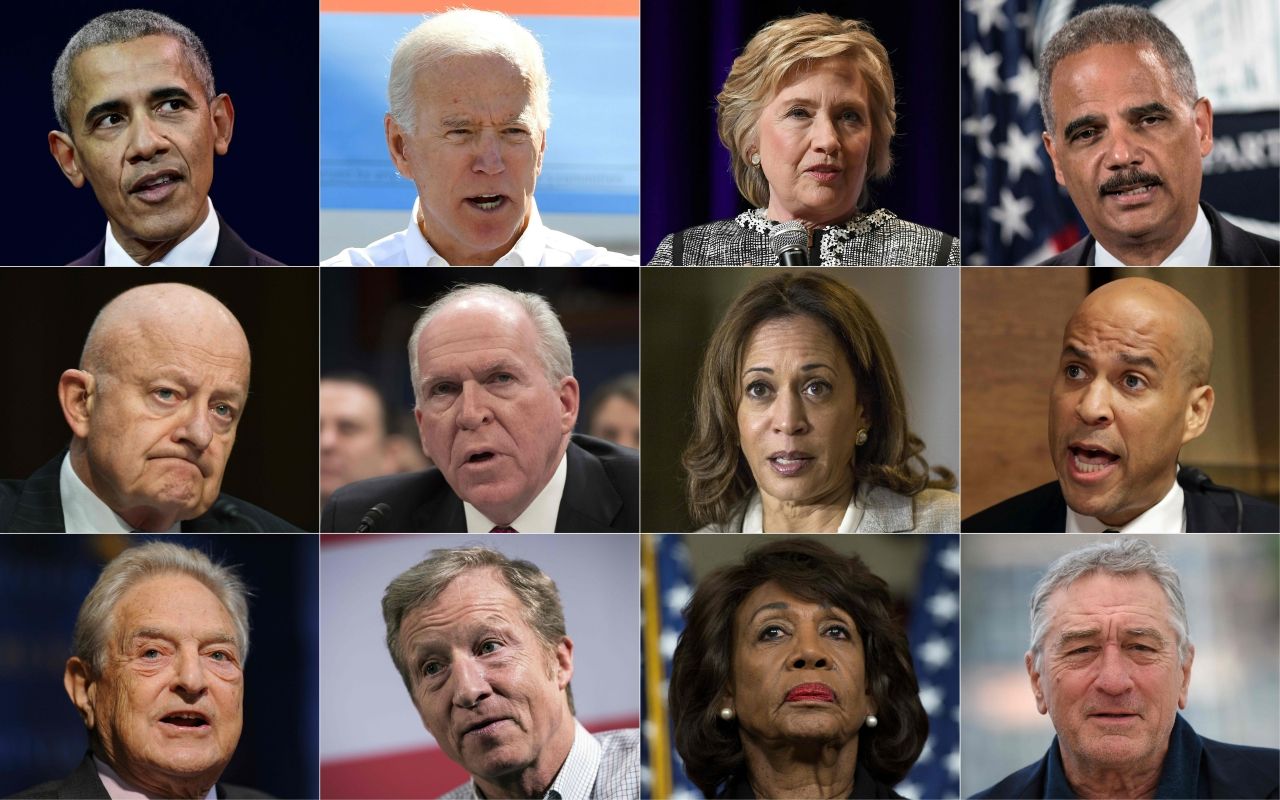 เหล่าคนดัง ฝ่ายตรงข้ามกับประธานาธิบดีโดนัดล์ ทรัมป์ ที่ตกเป็นเป้าหมายมีพัสดุระเบิดถูกส่งมาข่มขู่