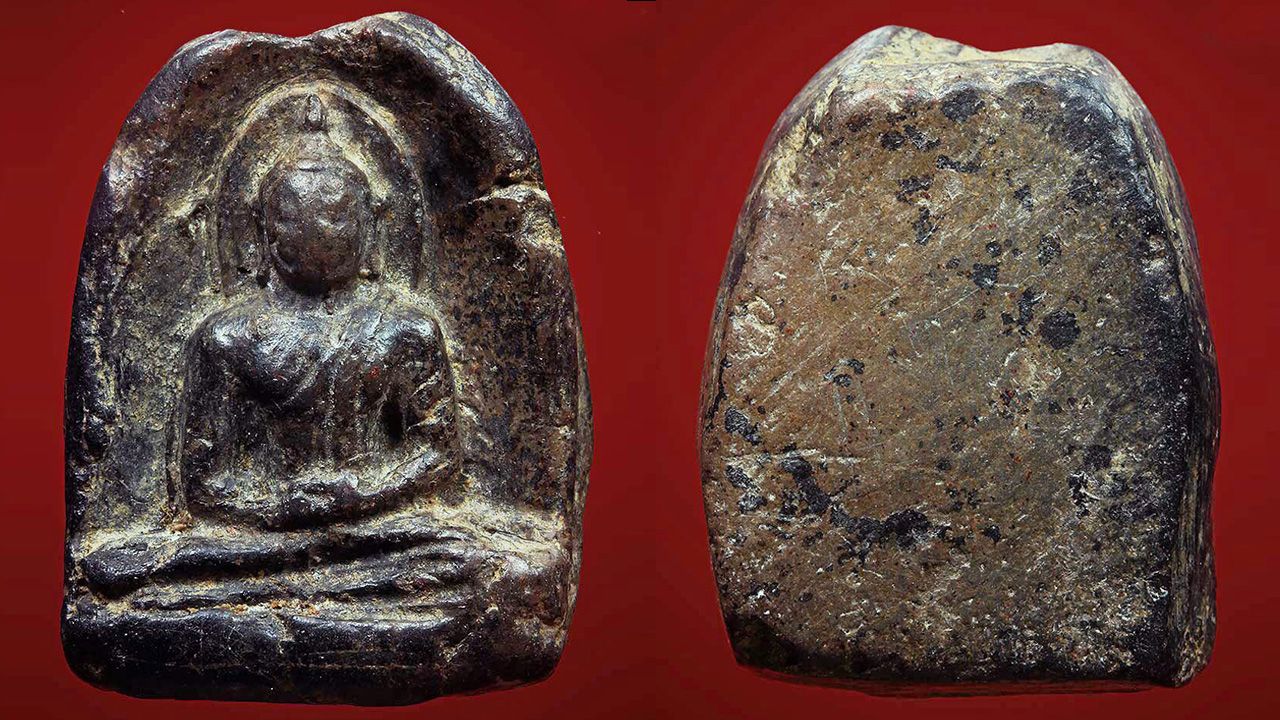 พระกำแพง ซุ้มกอดำ กรุลานทุ่งเศรษฐี กำแพงเพชร ของ โจ๊ก ลำพูน.