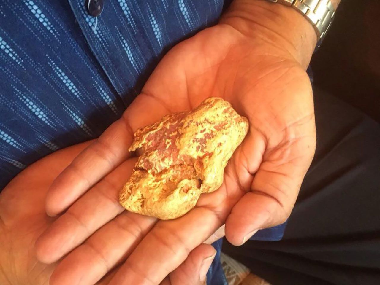 ทองบางสะพาน ขนาด 30 บาท พบเมื่อปี 2525