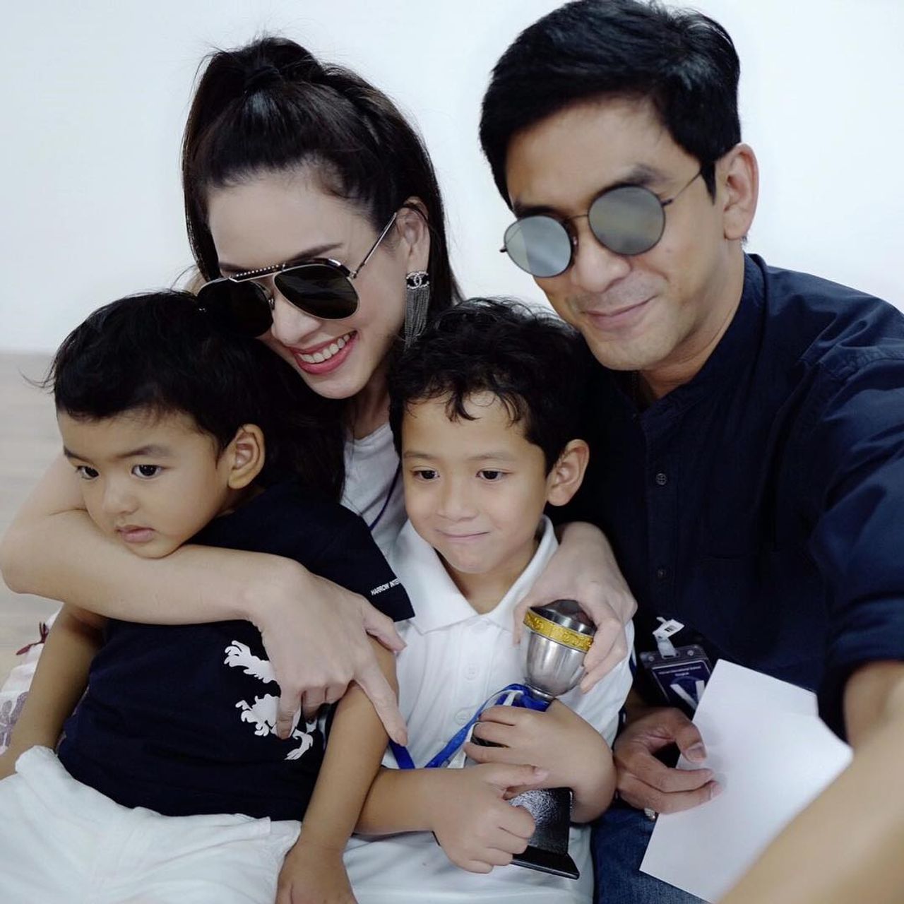 ป๋อ-เอ๋ และ น้องเภา-น้องภู ลูกชาย