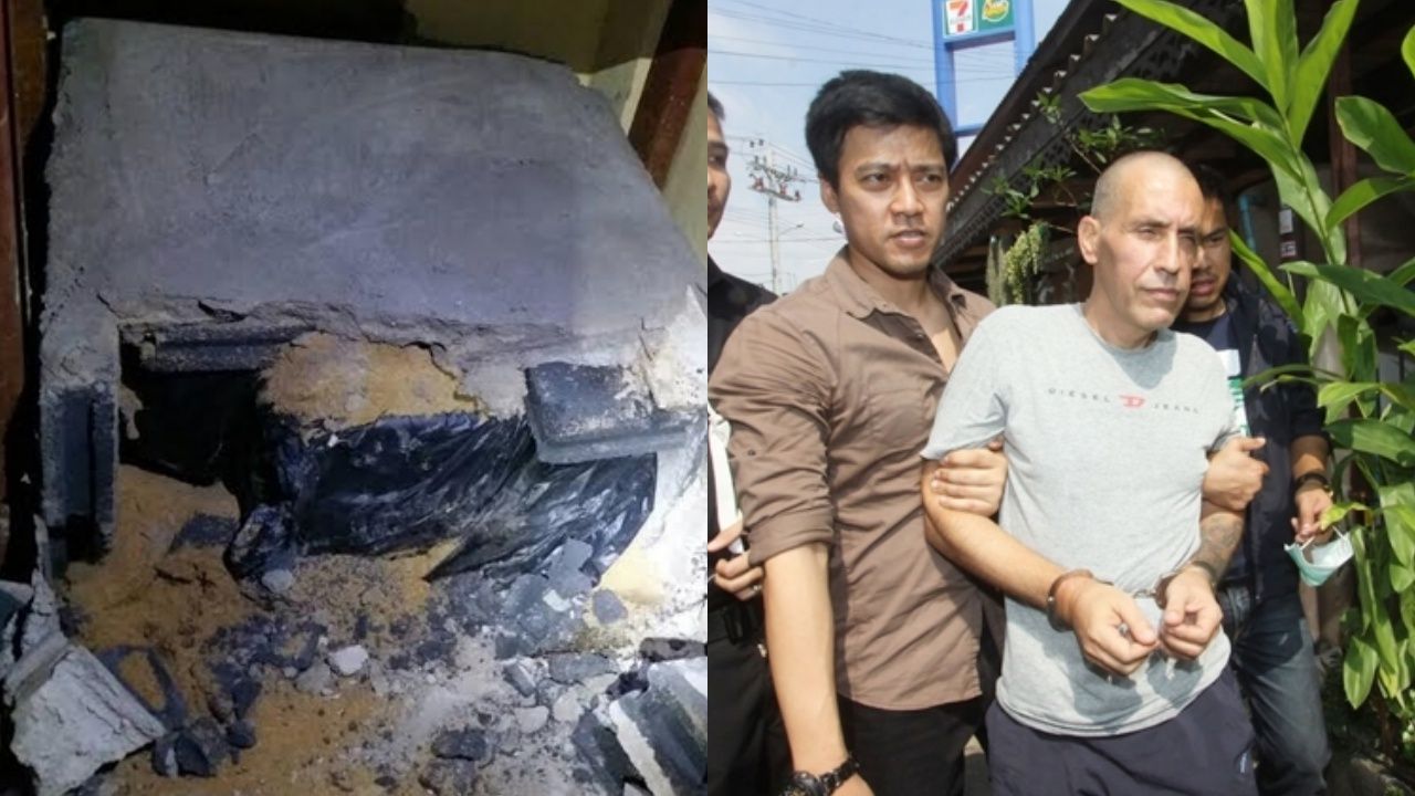 จับมือฆ่าอดีตตำรวจโบกปูนซุกบ้าน