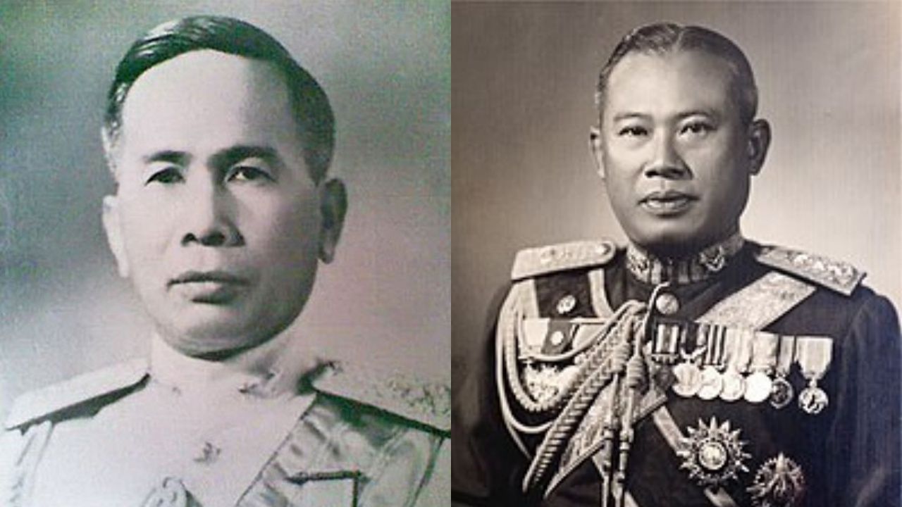   จอมพล ป. พิบูลสงคราม - พลโท ถนอม กิตติขจร