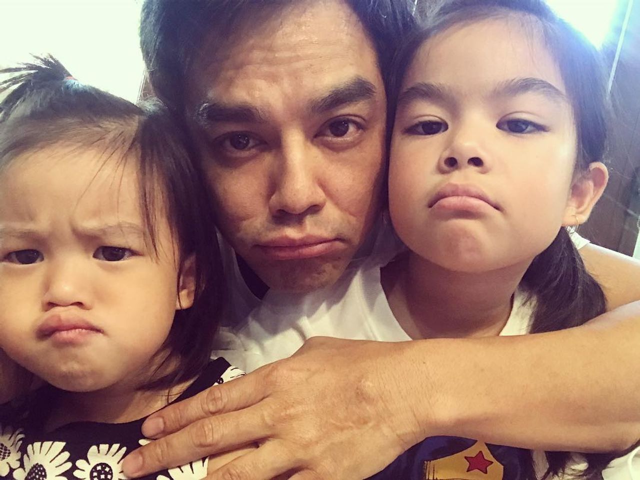 มอส ปฏิภาณ และ น้องโสน-น้องสวรรค์ ลูกสาว