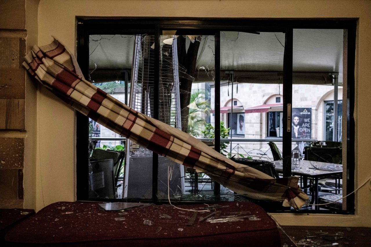 ความเสียหายจากการโจมตีของกลุ่มมือปืน