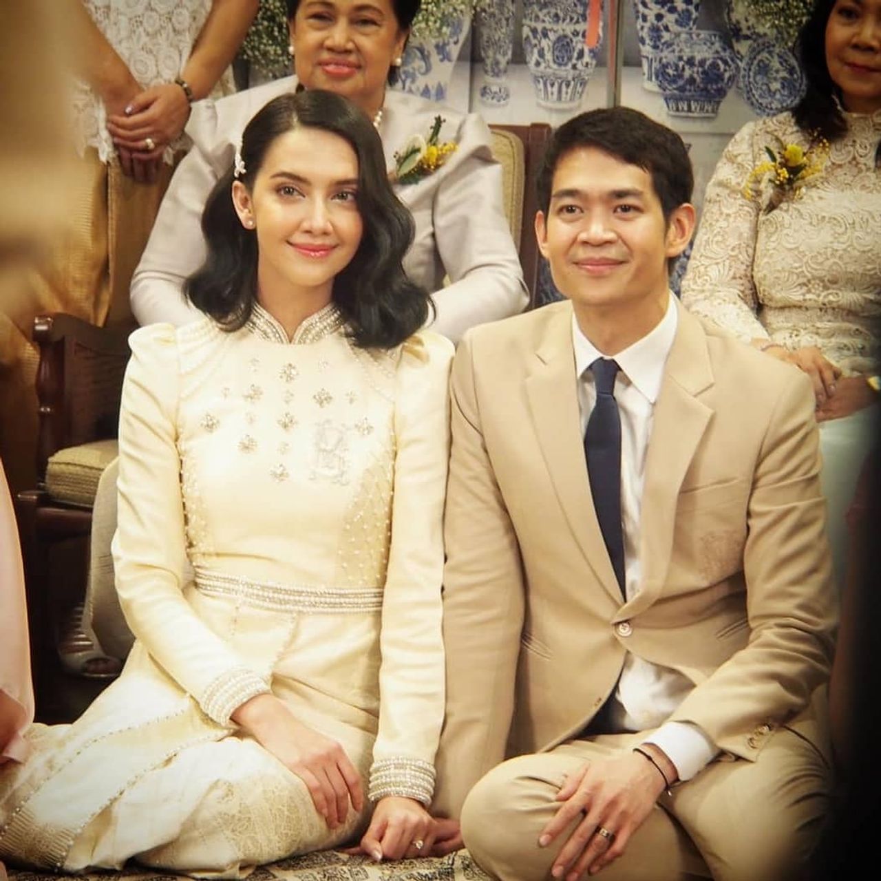 ซาร่า-เอ็ม เข้าพิธีแต่งงาน ขอบคุณภาพจากไอจี @annethong