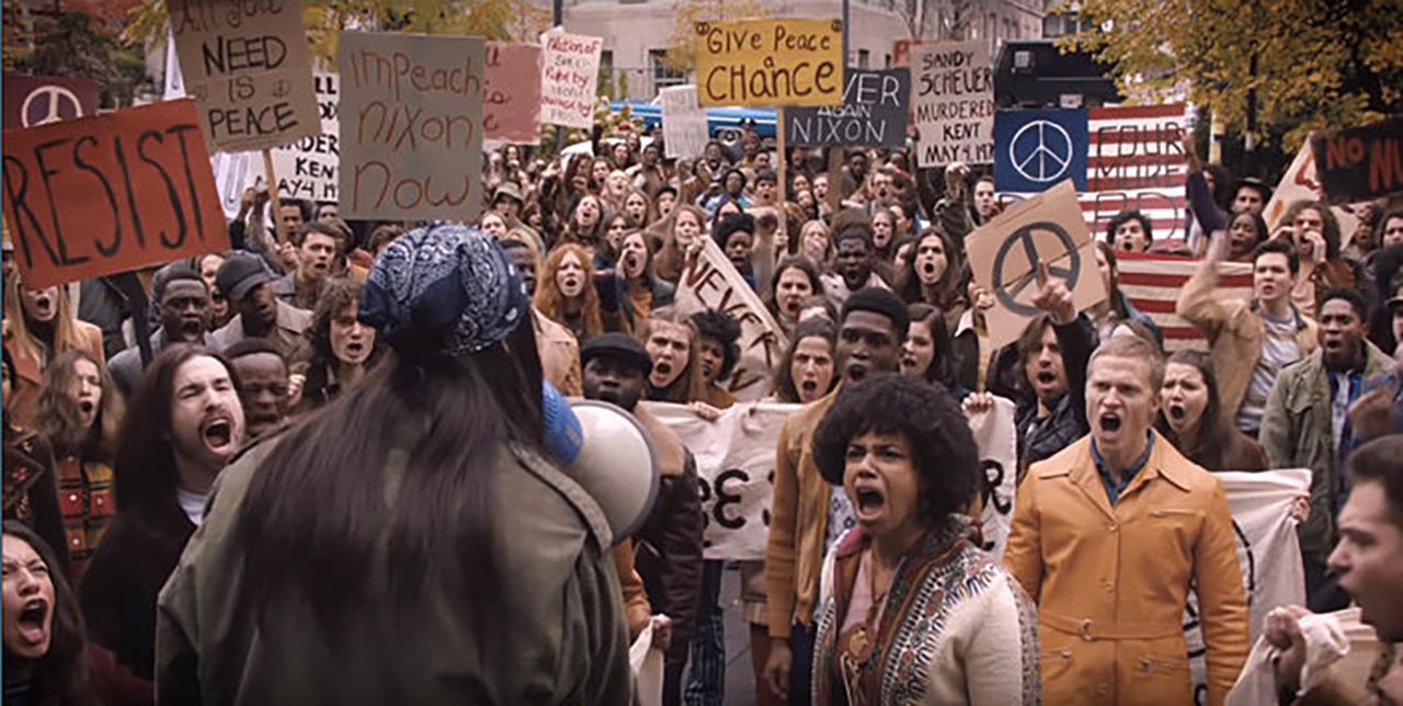 บรรยากาศการประท้วงร่วมยุค 1970s