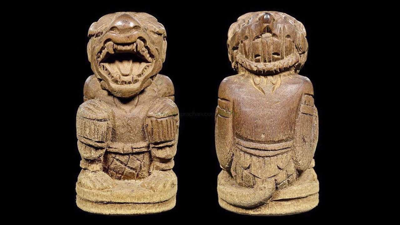 หนุมานหลวงพ่อสุ่น วัดศาลากุน พจน์ ท่าพระจันทร์พิมพ์หน้าโขน