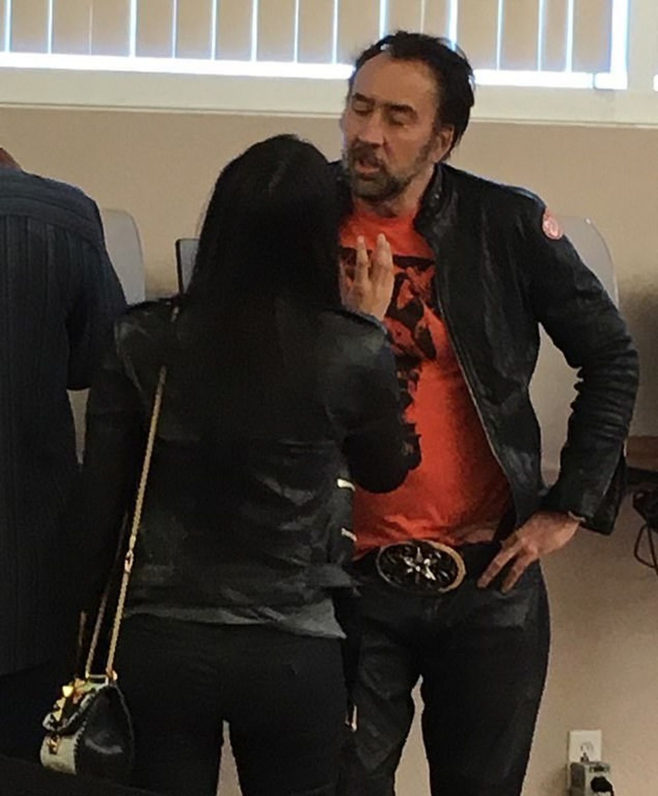 เคจกับแฟนสาวทะเลาะกันหน้ากาสิโน ในลาสเวกัส