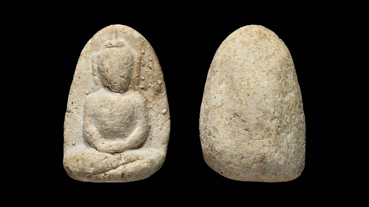 พระเนื้อผง พิมพ์พุงป่องใหญ่ สมเด็จพระญาณสังวร (สุก ไก่เถื่อน) วัดราชสิทธาราม (พลับ) ของเต้ สระบุรี.