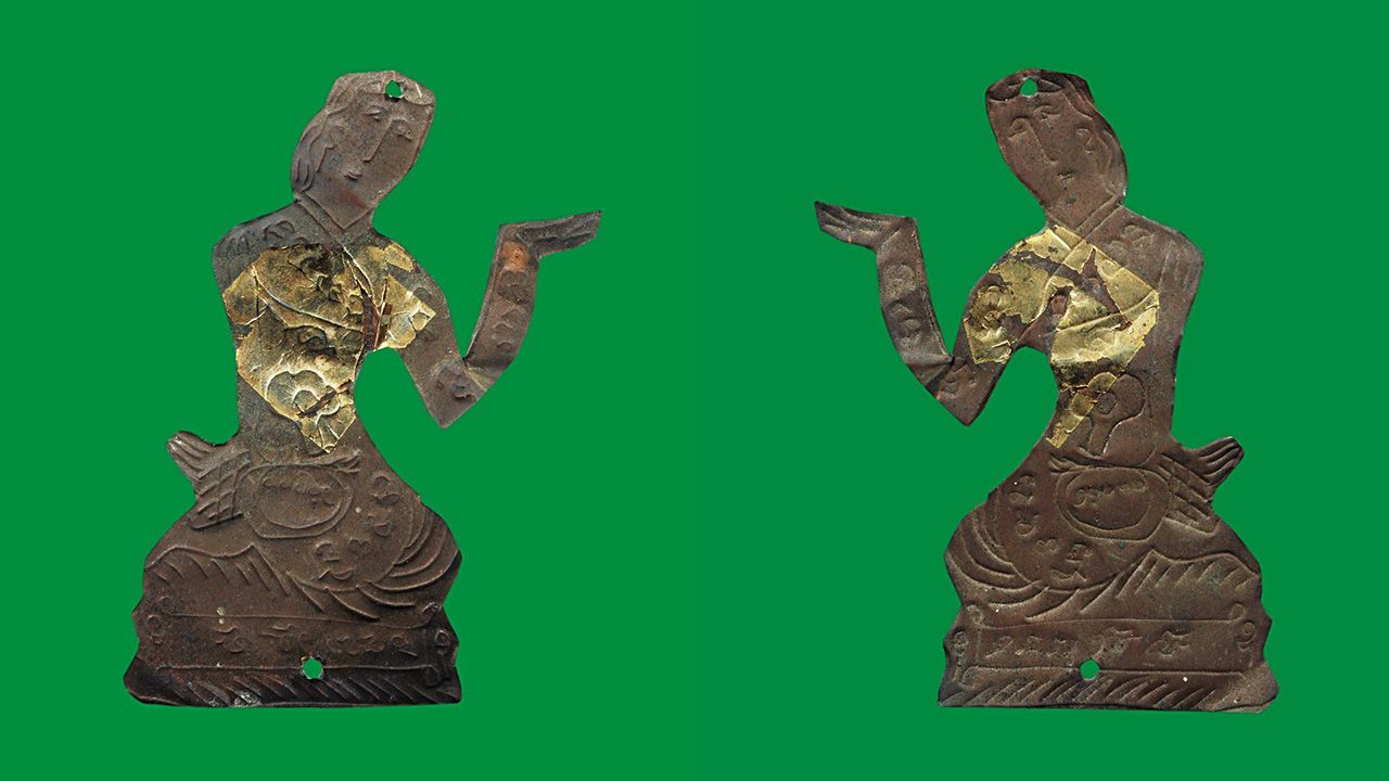 แผ่นปั๊มนางกวัก หลวงปู่ย่น วัดบ้านฆ้อง ราชบุรี ของเบิ้ล ท่าพระจันทร์.