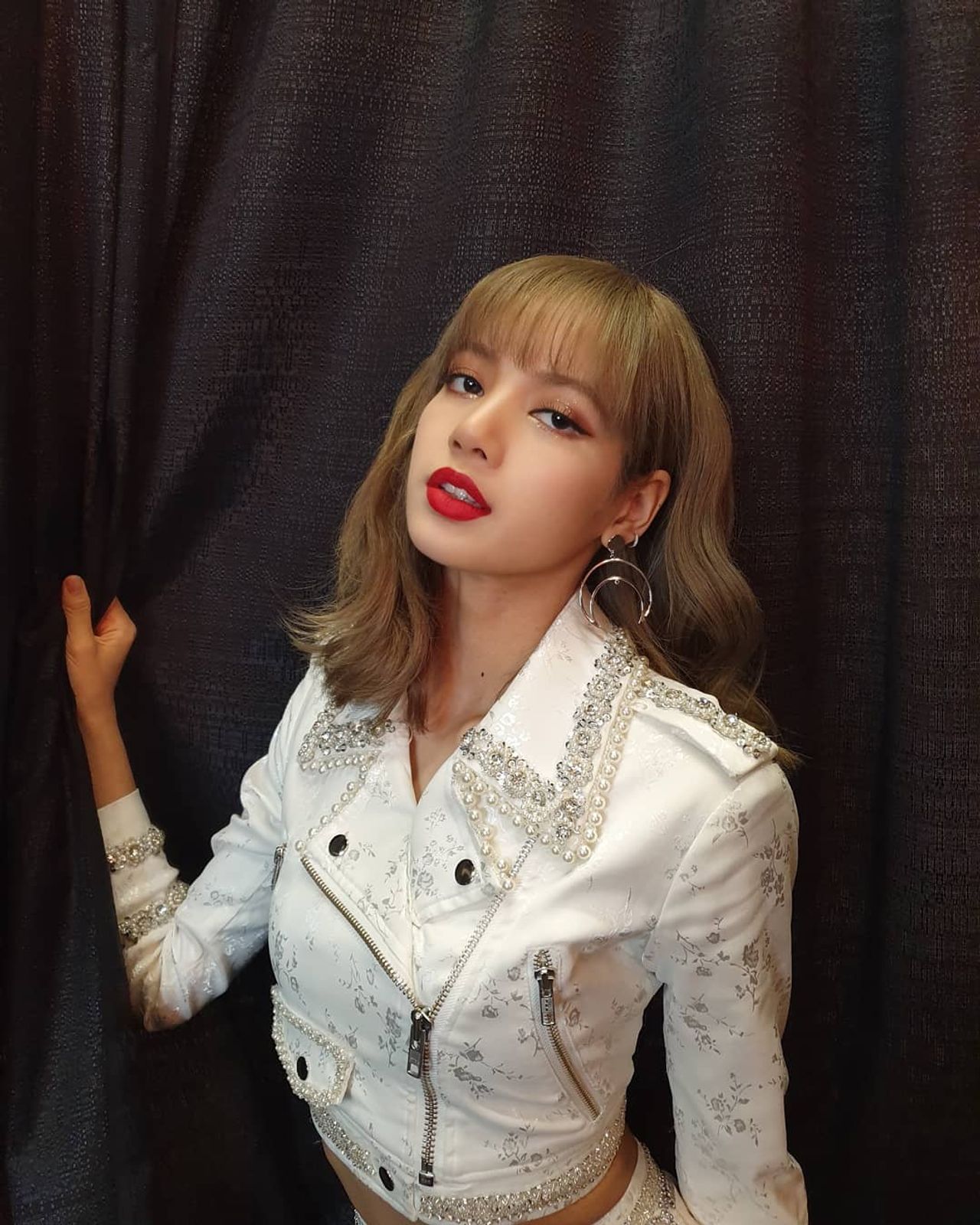 ลิซ่า Blackpink ขอบคุณภาพจากไอจี @lalalalisa_m