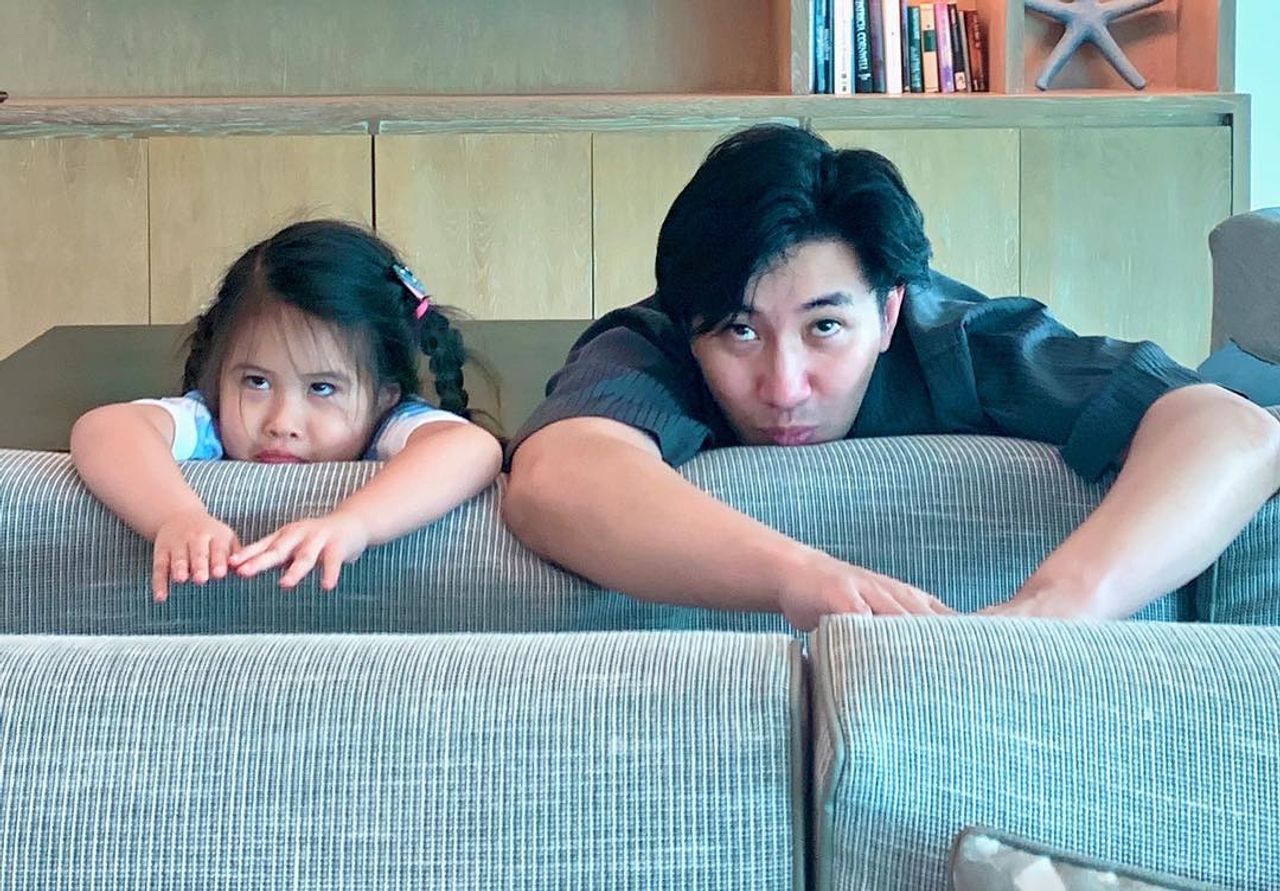 หนุ่ม กรรชัย และน้องมายู ขอบคุณภาพจากไอจี @kanchai