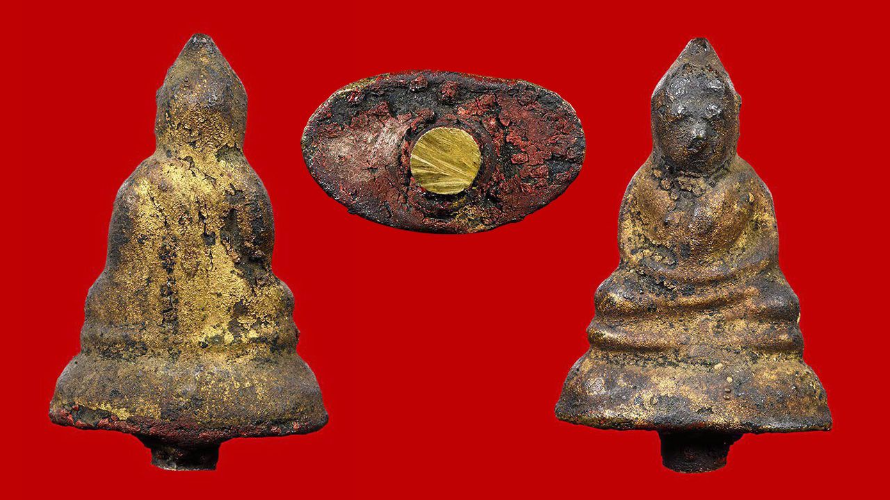 พระชัยวัฒน์ พิมพ์ป้อมเล็ก หลวงปู่บุญ วัด กลางบางแก้ว ของ เบิ้ม สปีด.