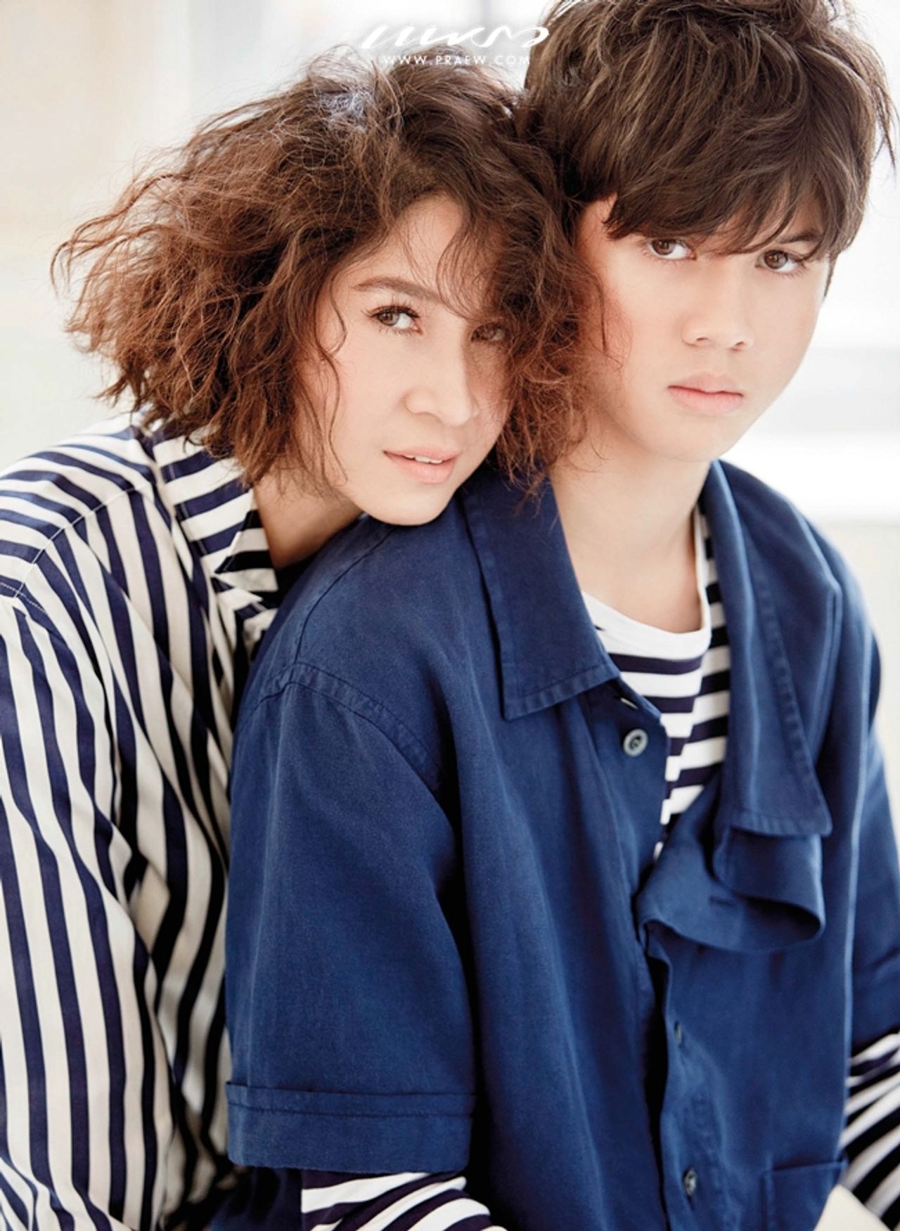 หมิว-น้องอีตั้น ขอบคุณภาพจากนิตยสารแพรว