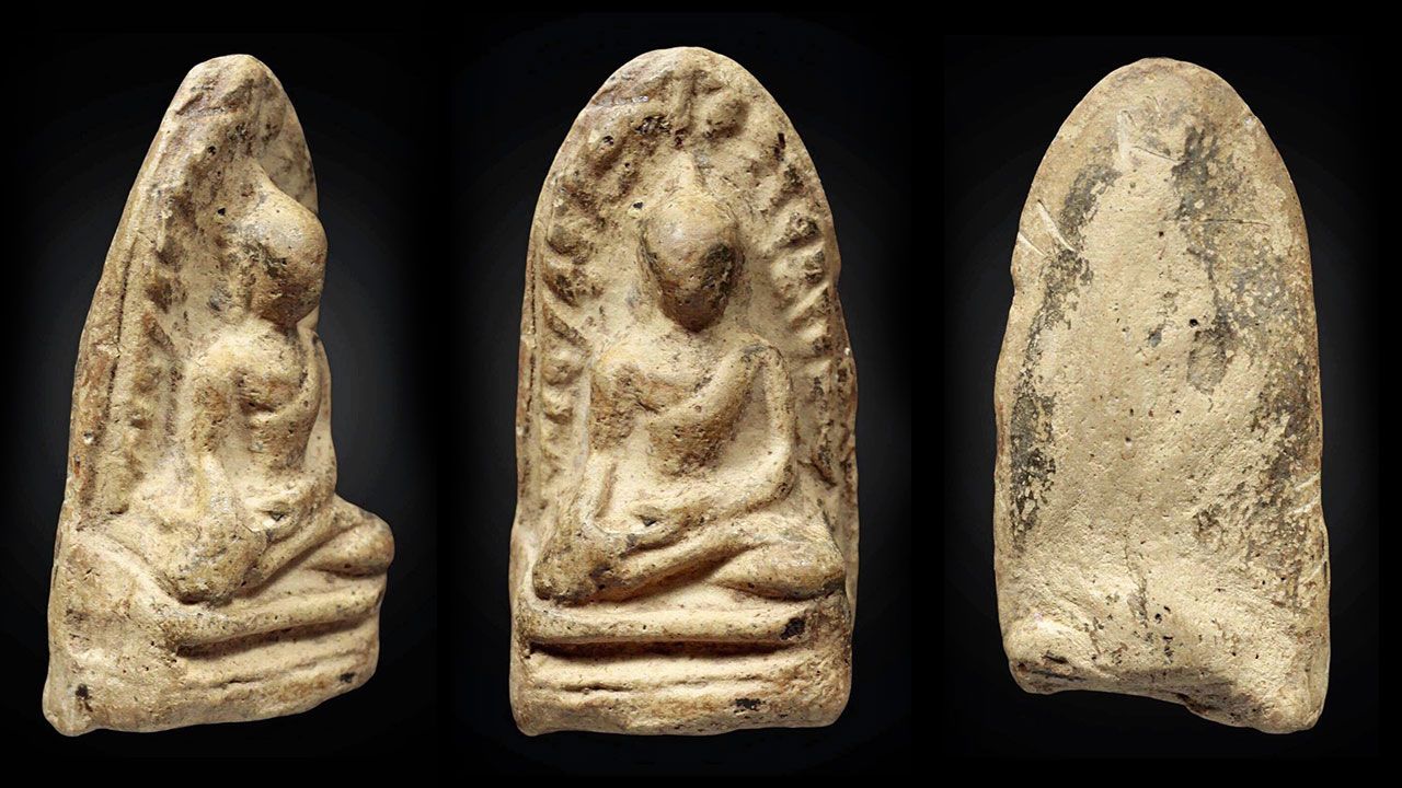 พระรอด พิมพ์กลาง กรุวัดมหาวัน ลำพูน ของหนึ่ง พบพุทธ.