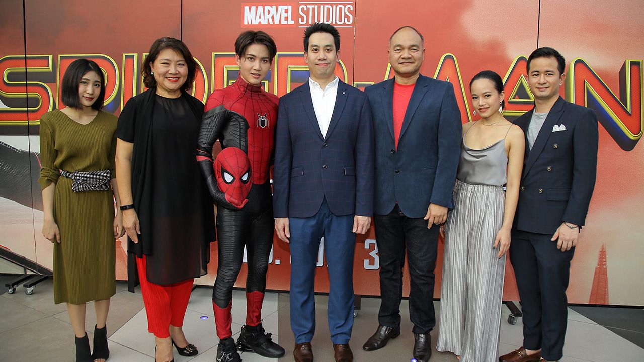 ไอ้แมงมุม - นรุตม์ เจียรสนอง, รชต ธีระบุตร จัดงาน SPIDERMAN Far From Home รวมพล คนรักสไปเดอร์แมน โดยมี นราทิพย์ รัตตประดิษฐ์, ม.ล.เอวิตา ยุคล, ณัฏฐิ์ประภา ชุณหะวัณ, ณัฏฐกรณ์ ชุณหะวัณ และ พิชญะ นิธิไพศาลกุล มาร่วมงานด้วย ที่สยามพารากอน วันก่อน.