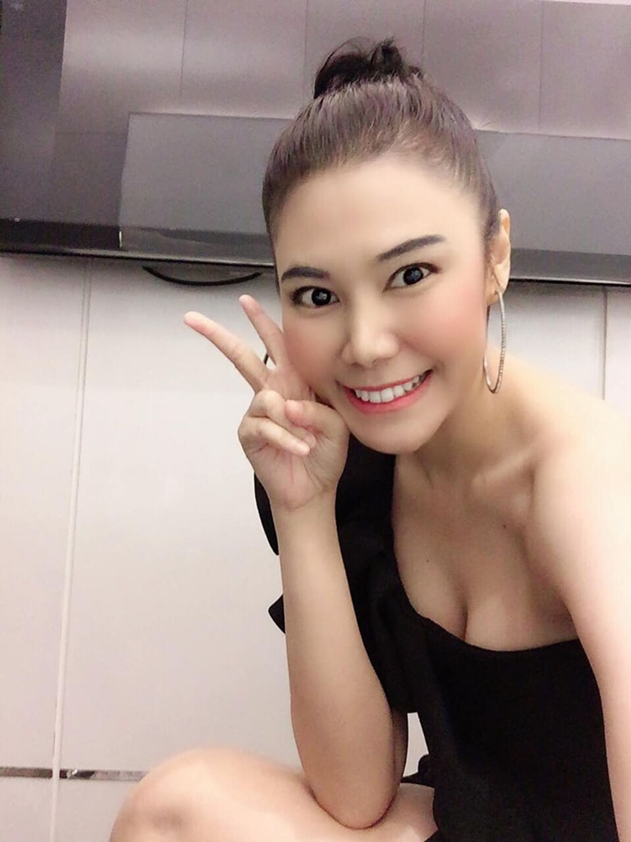น้ำฝน ทวีพร ขอบคุณภาพจากเฟซบุ๊ก Namfon Taveeporn