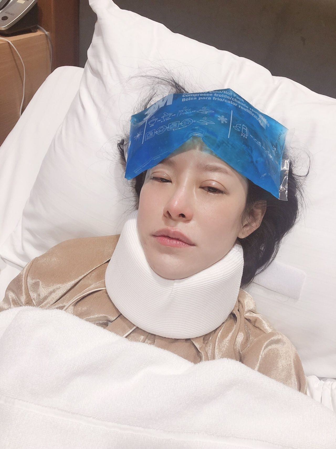 หนิง ปณิตา เมื่อตอนที่อยู่ รพ.