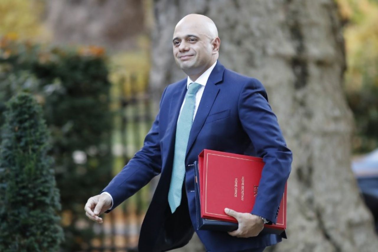 ซาจิด จาวิด รัฐมนตรีว่าการกระทรวงมหาดไทยสหราชอาณาจักร