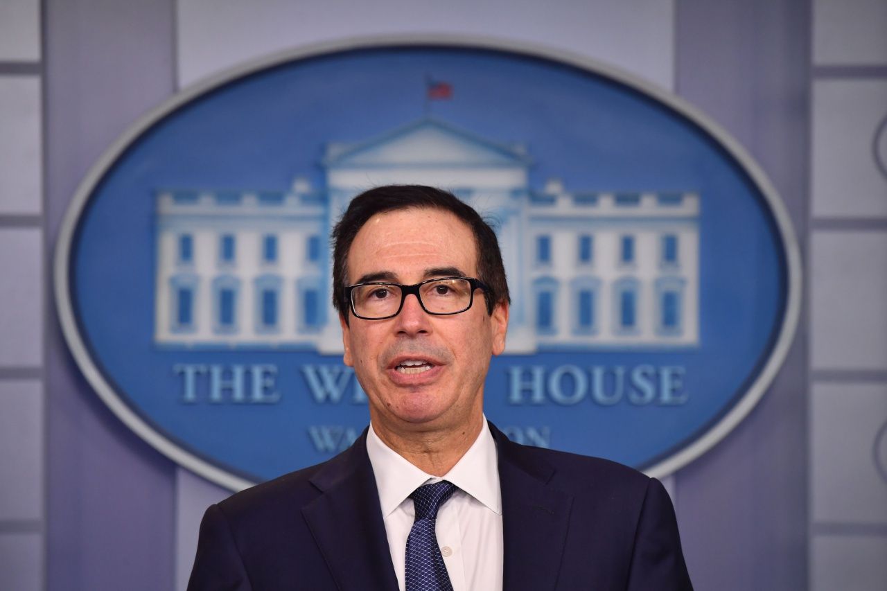 สตีเฟน มนูชิน รัฐมนตรีว่าการกระทรวงการคลังสหรัฐฯ 