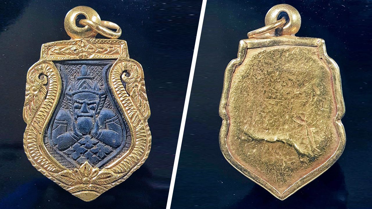 ราหูกะลาแกะ หลวงพ่อน้อย วัดศีรษะทอง นครปฐม ของ ธงชัย อิ่มเอิบปฐม.