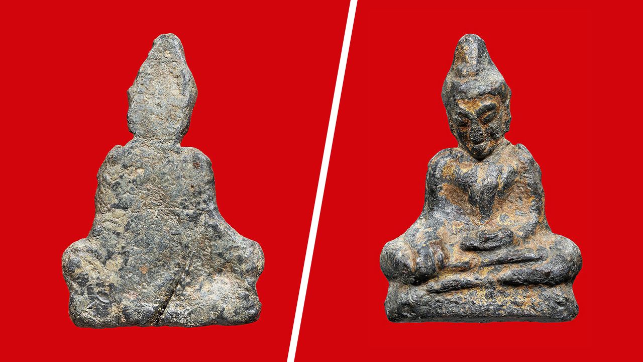 พระท่ากระดานกรุเก่า อ.ศรีสวัสดิ์ กาญจนบุรี ของ ช้าง ท่าดินแดง.