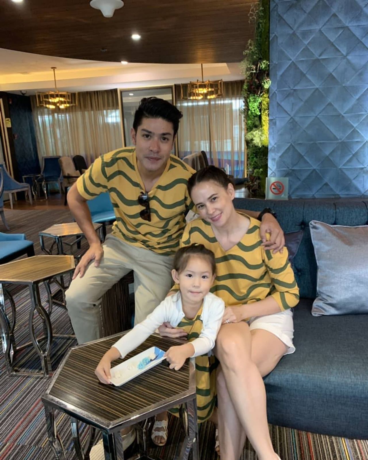 แอน-ภูริ และน้องริชา ขอบคุณภาพจากไอจี @ann_laisuthruklai