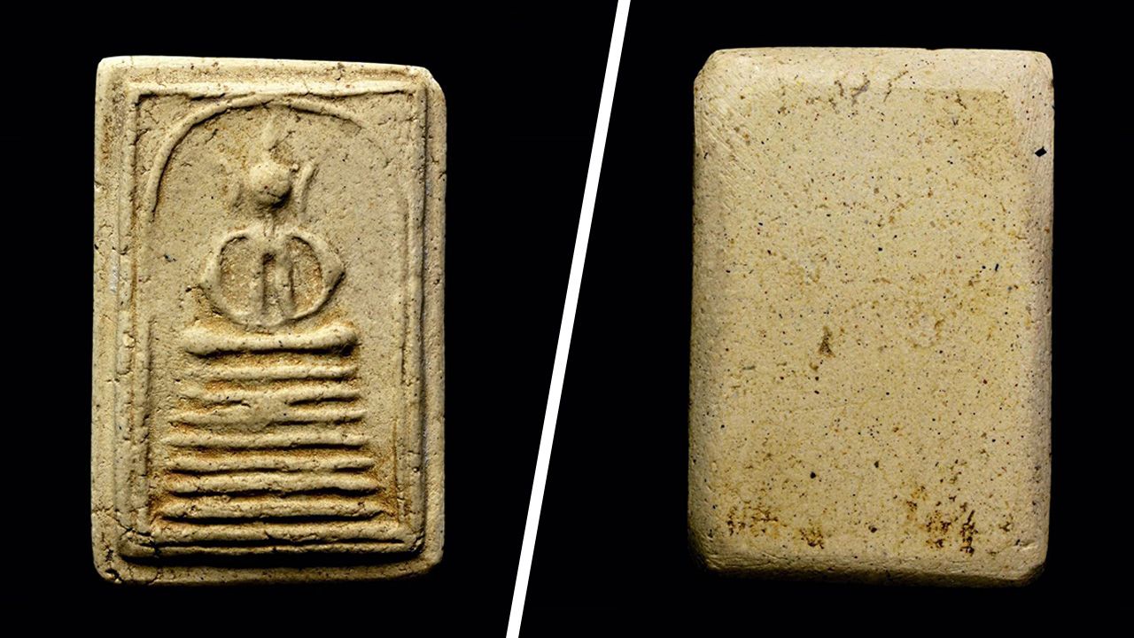 พระสมเด็จเกศไชโย พิมพ์ ๗ ชั้น แขนติ่ง นักเลงโต วัดไชโยวรวิหาร ของ อ้น ซีพี.