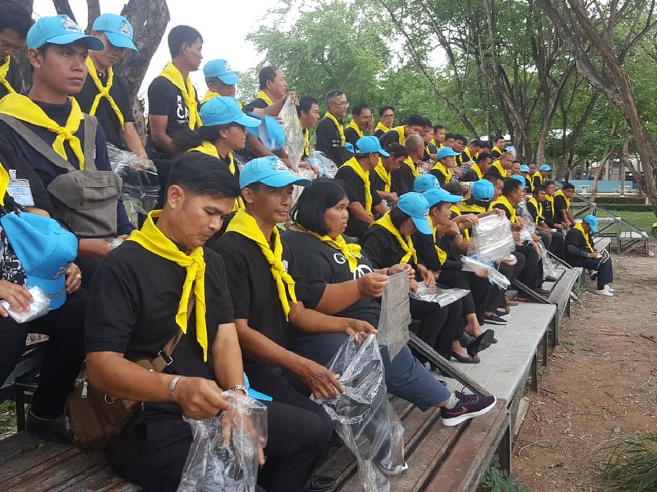 นายสุเทพเข้าร่วมอบรมขยายผลโครงการจิตอาสาพระราชทานตามแนวพระราชดำริ ฝึกป้องกันและบรรเทาสาธารณภัย 
