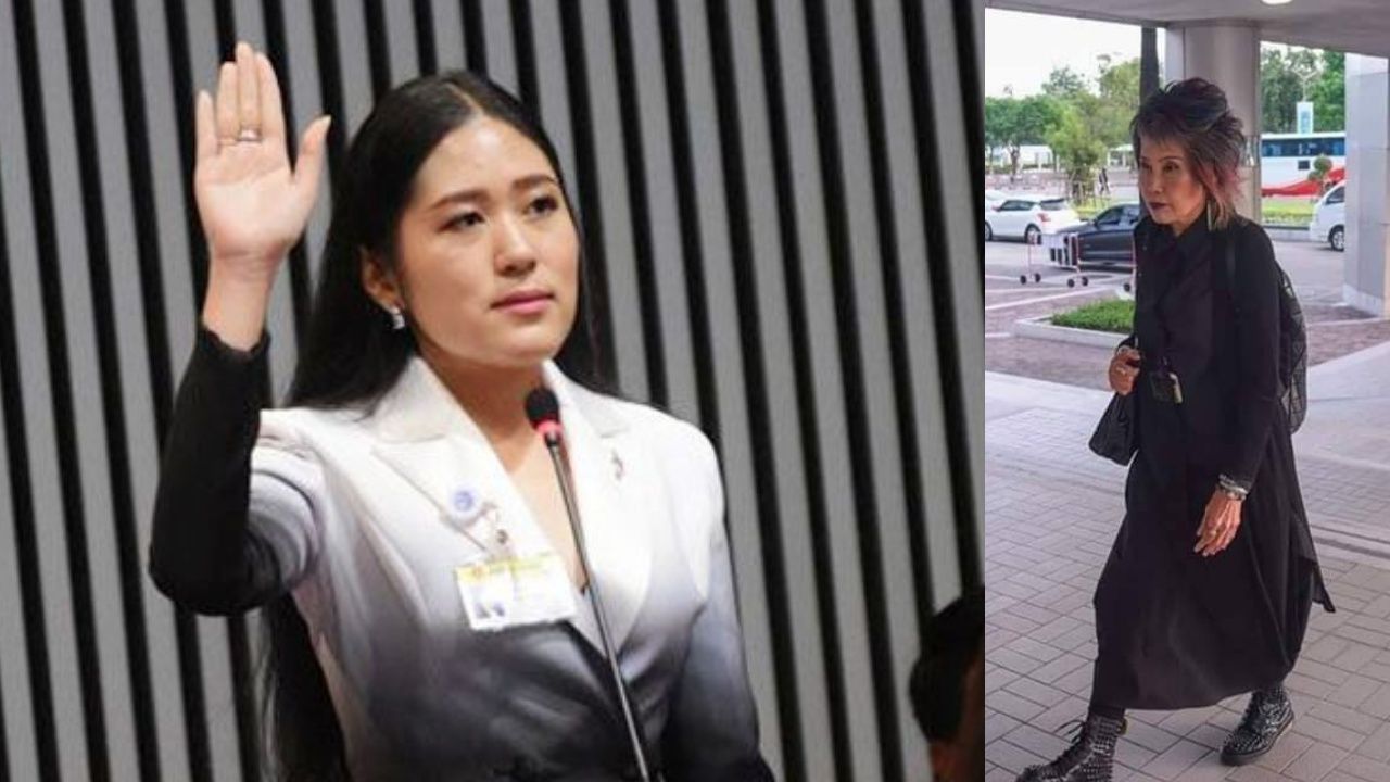 ชุดดำของคุณหมอ กับสีผม เมื่อเทียบกับชุดของน้องช่อที่ถูกวิจารณ์ 