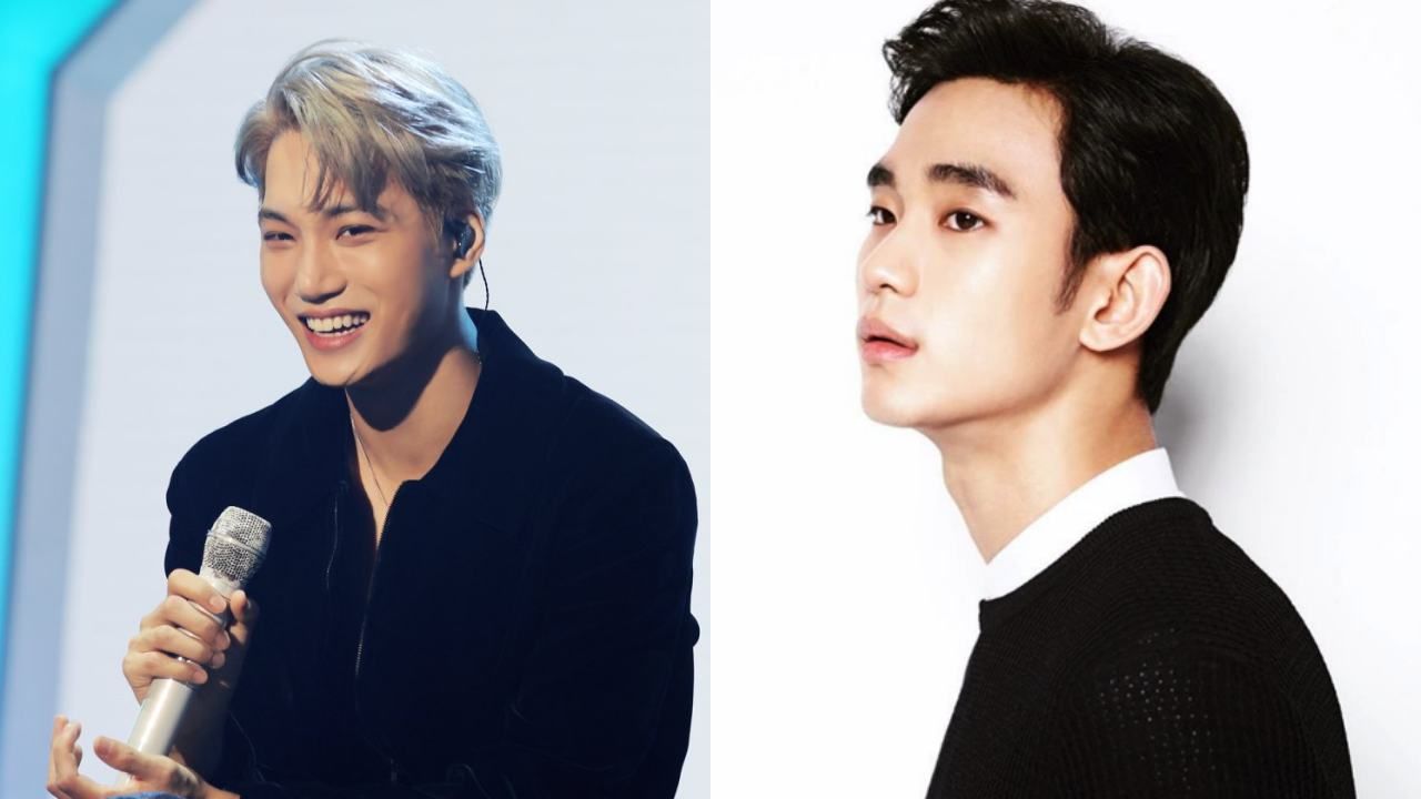 ซ้าย ไค EXO และ ขวา คิมซูฮยอน ภาพจากแฟนเพจเฟซบุ๊ก EXO และ IG soohyun_k216