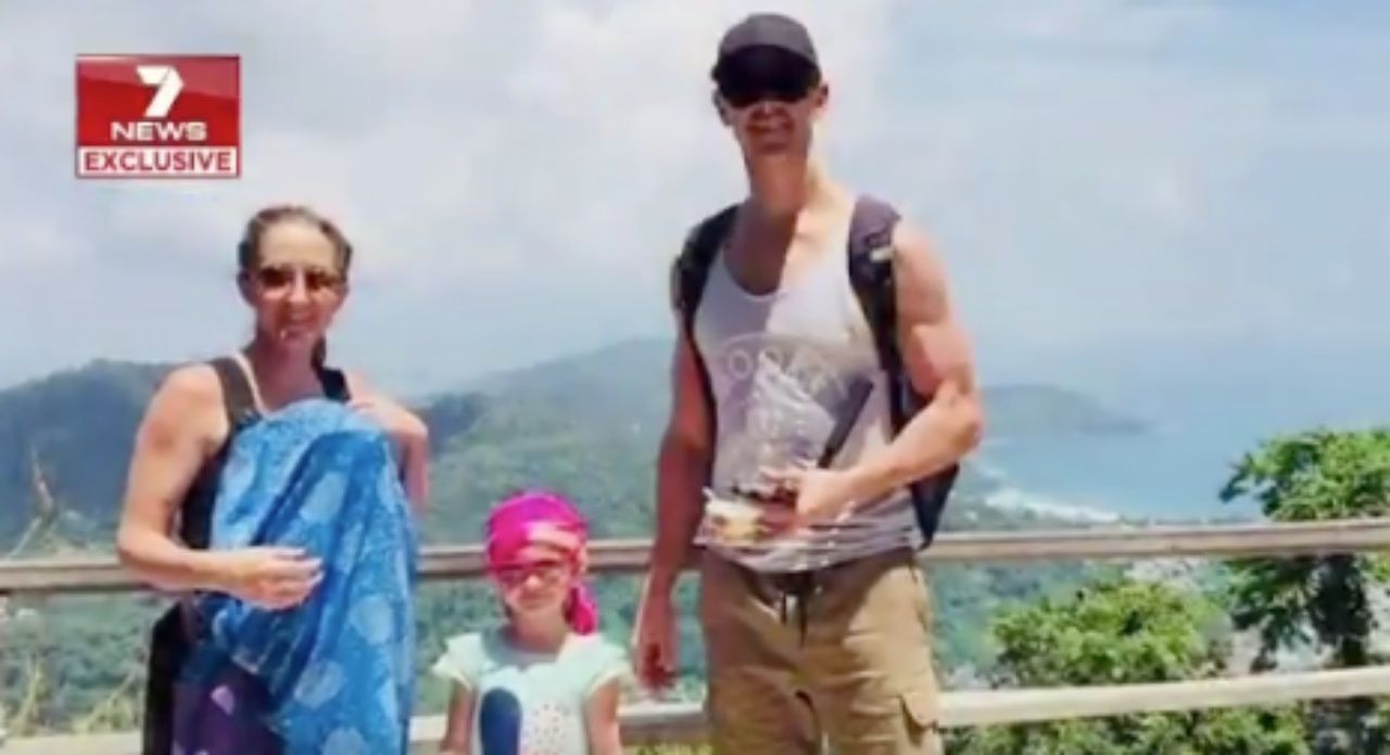 ภาพจากคลิปวีดิโอ ทางทวิตเตอร์ ของช่องSeven News