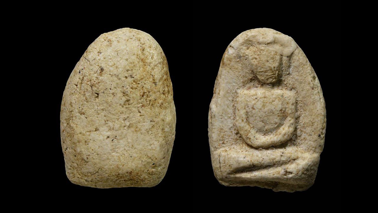 พระวัดพลับ พิมพ์สมาธิเข่ากว้าง สมเด็จญาณสังวร (สุก ไก่เถื่อน) วัดราชสิทธาราม ของ ดร.หมอ.