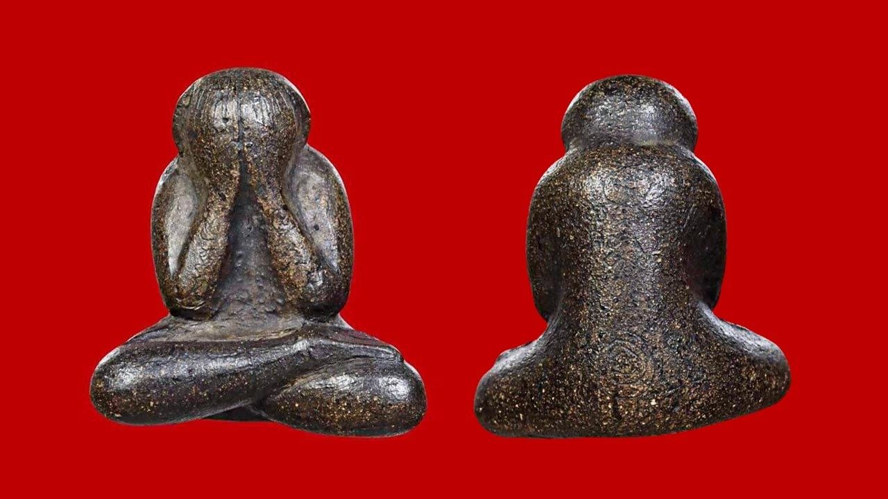 พระปิดตา พิมพ์ใหญ่ เนื้อผงคลุกรัก หลวงพ่อครน วัดอุตตมาราม มาเลเซีย ของ Wai john Kelantan.