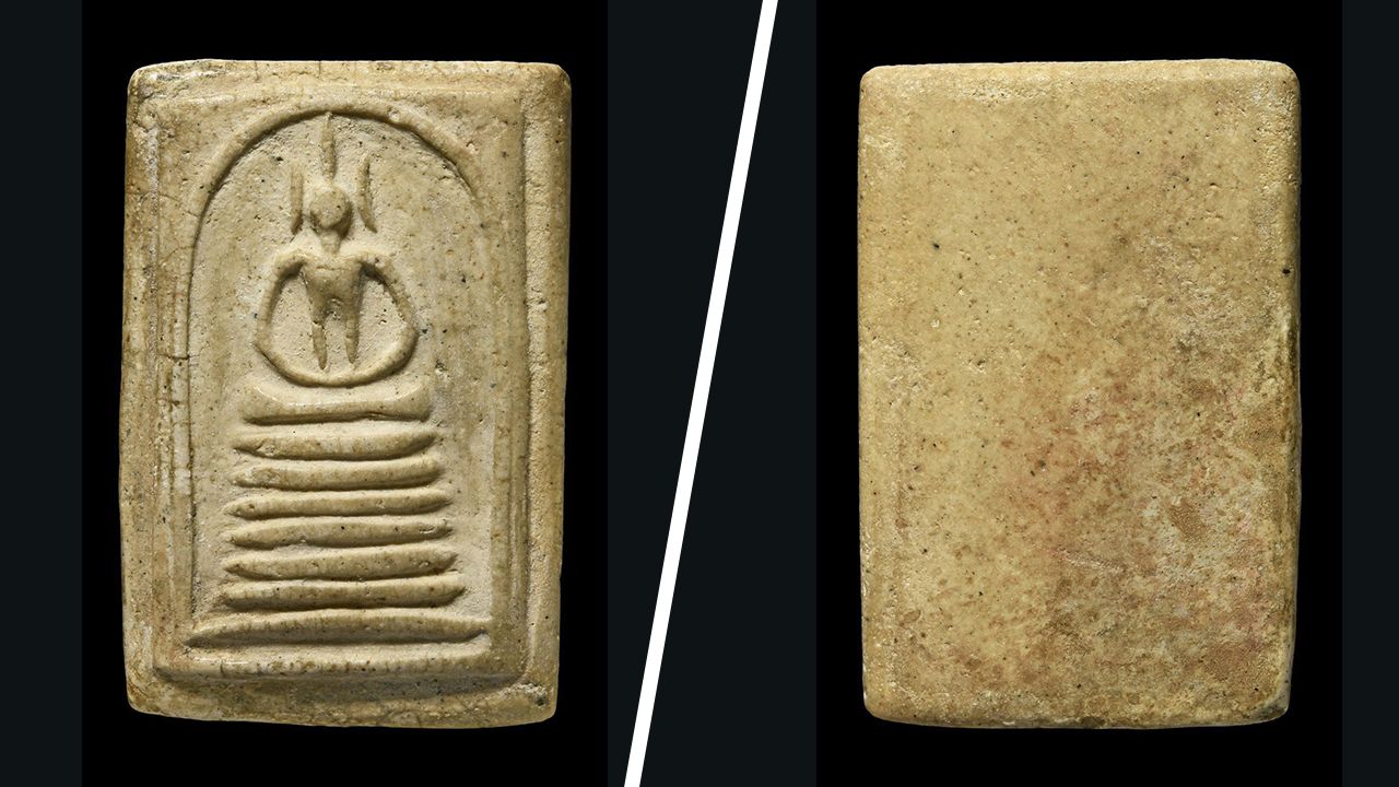 พระสมเด็จเกศไชโย พิมพ์ใหญ่ ๗ ชั้นนิยม A วัดไชโยวรวิหาร อ่างทอง ของ ไพสิฐา ปิยะณรงค์โรจน์.