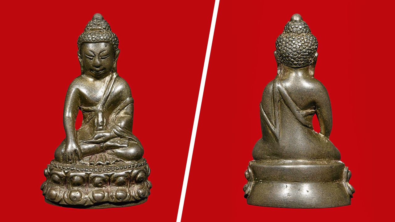 พระกริ่ง ก้นถ้วยใหญ่ พ.ศ.๒๔๘๑ ท่านเจ้าคุณศรีฯ (สนธิ์) วัดสุทัศนเทพวราราม ของ อิทธิ ชวลิตธำรง.