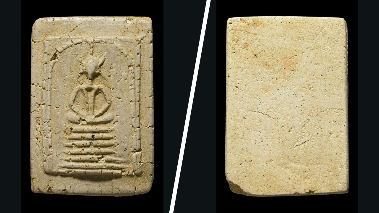 พระสมเด็จเกศไชโย พิมพ์นิยม ๖ ชั้น อกตลอด วัดไชโยวรวิหาร อ่างทอง ของ คิง พรหมมณี.