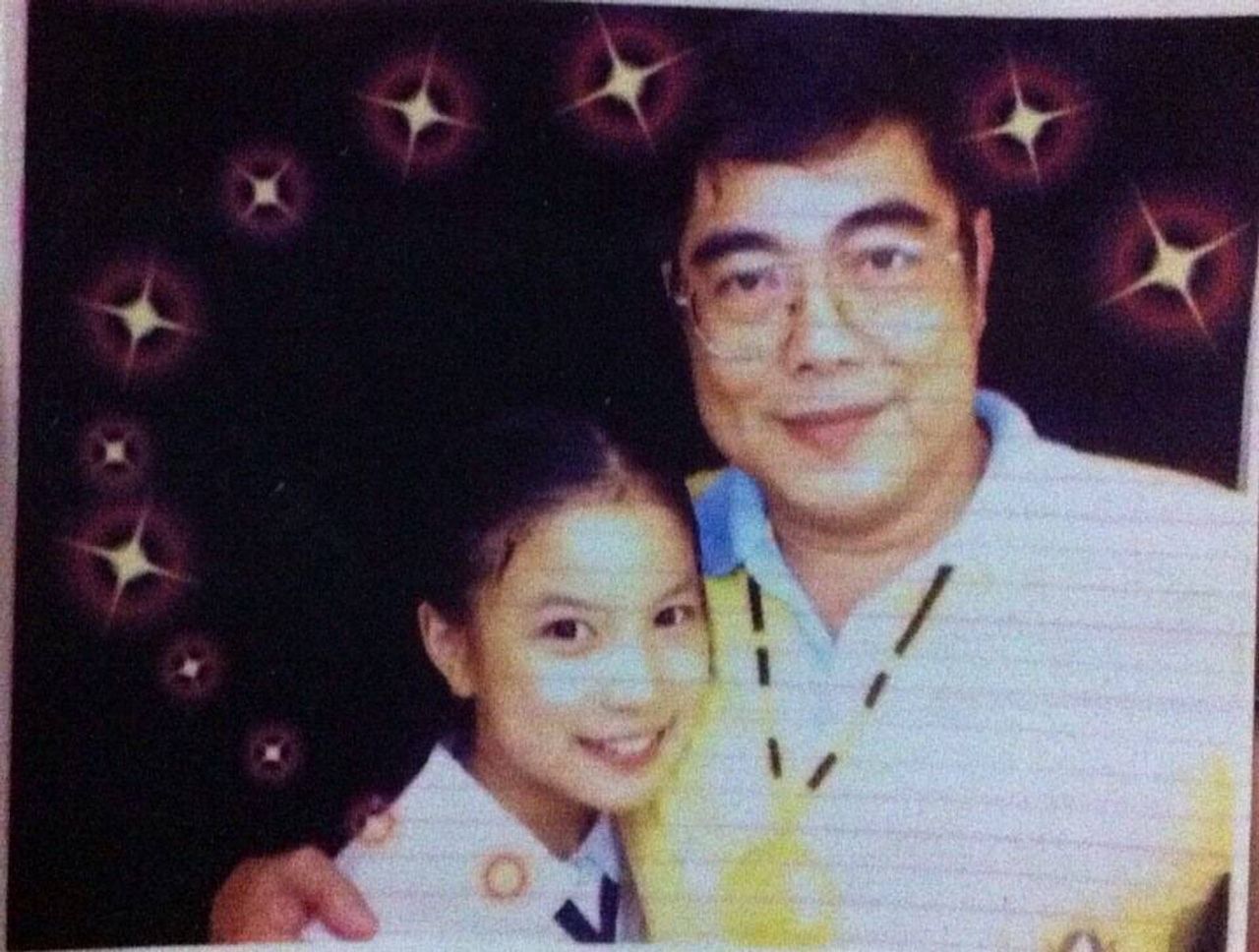 มุกและคุณพ่อ ขอบคุณภาพจากไอจี @mookworranit