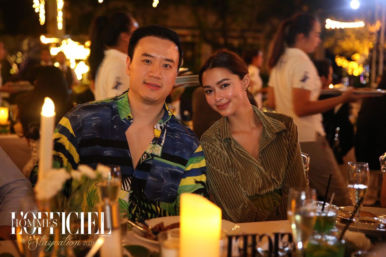 โน้ต-แพทริเซีย ขอบคุณภาพจากแฟนเพจ L'Officiel Hommes Thailand