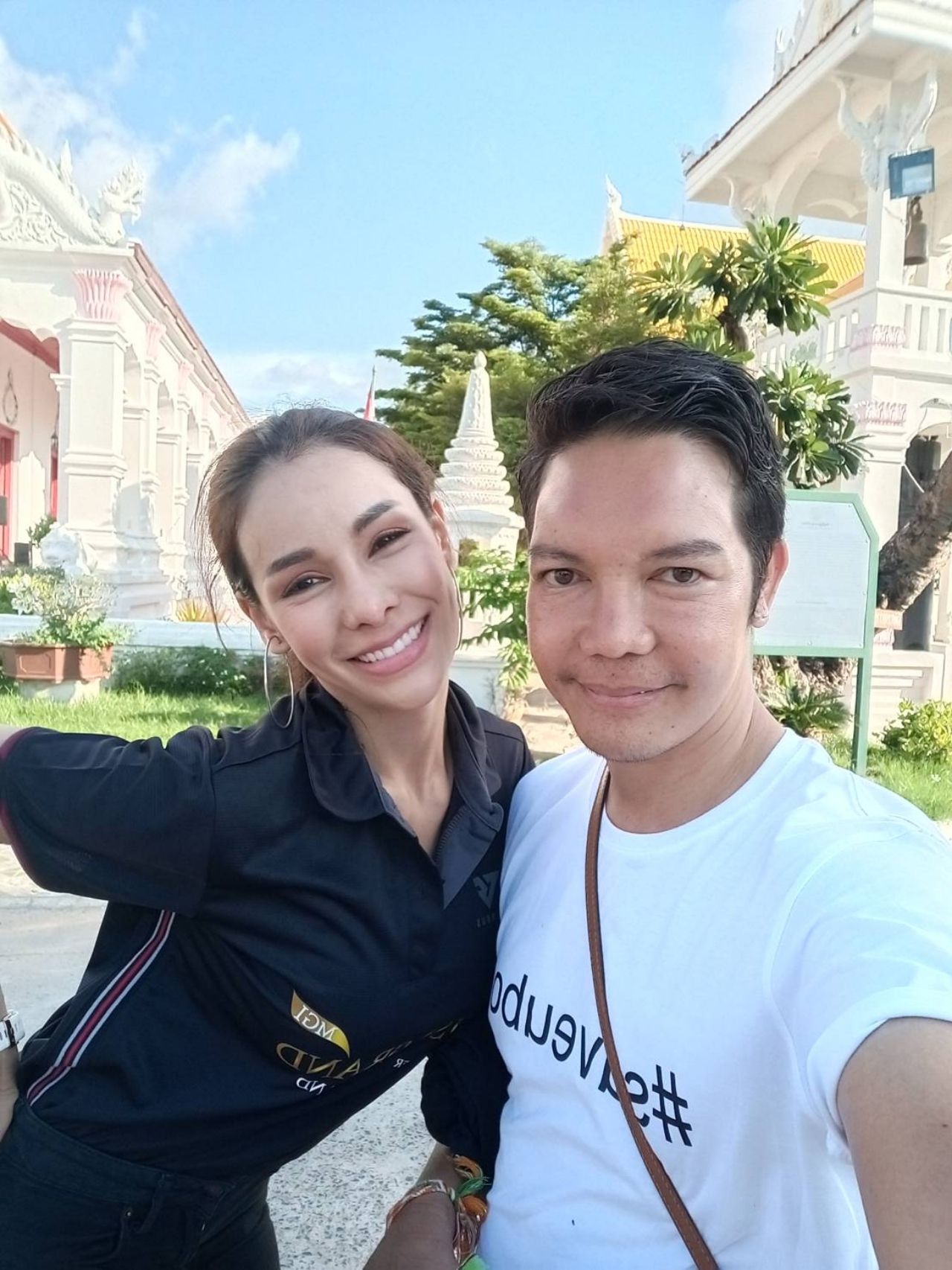 (ซ้ายมือ) โกโก้ อารยะ ศุภฤกษ์ มิสแกรนด์ไทยแลนด์ Miss Grand Thailand 2019 
