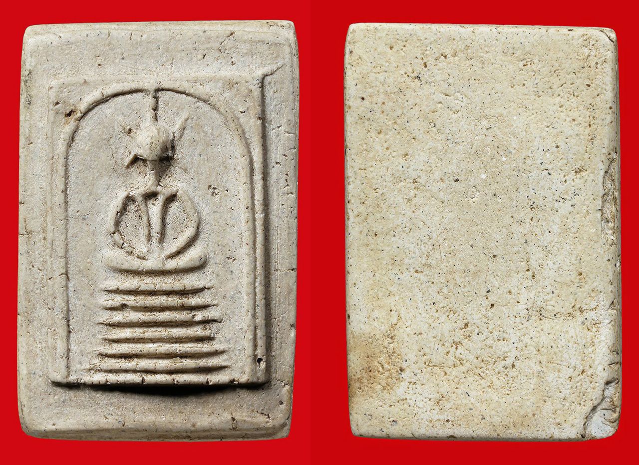 พระสมเด็จ เกศไชโย พิมพ์ ๖ ชั้น อกตลอด วัดไชโยวรวิหาร ของ ช้าง ท่าดินแดง.