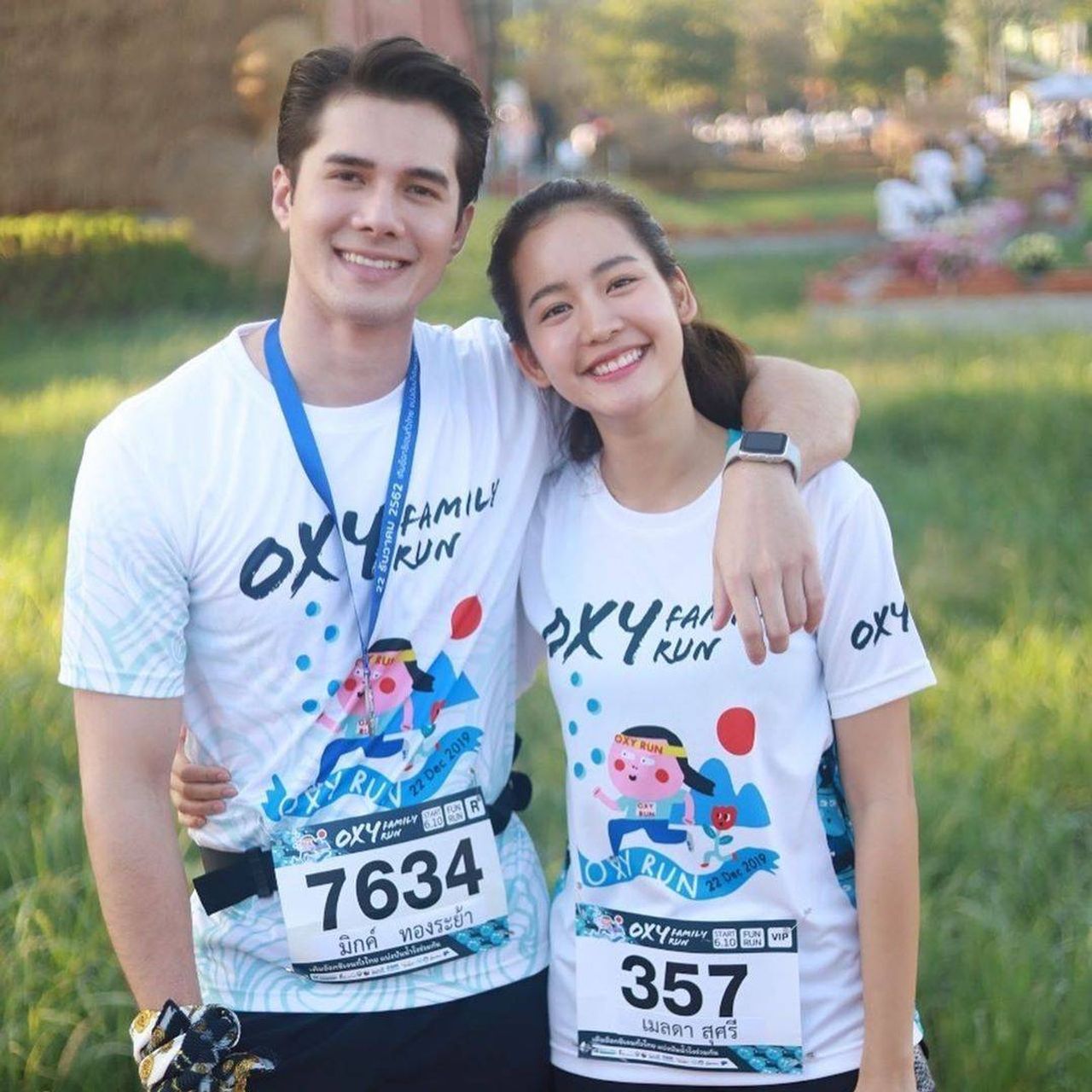 มิกค์-โบว์ ขอบคุณภาพจากไอจี @mik_thongraya