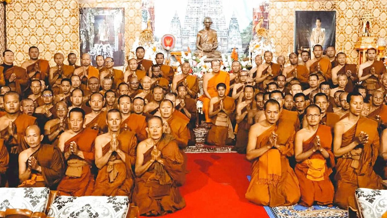 พระธรรมโพธิวงศ์ (วีรยุทฺโธ) หัวหน้าพระธรรมทูตสายประเทศอินเดีย-เนปาล และเจ้าอาวาสวัดไทยพุทธคยา รัฐพิหาร ประเทศอินเดีย เป็นประธานให้โอวาทแก่ คณะพระธุดงค์จากประเทศไทย ก่อนออกเดินธุดงค์ “ตามรอยบาทพระศาสดาพุทธภูมิ-อินเดีย-เนปาล” ไปยัง 4 สังเวชนียสถาน ที่สถาบันโพธิคยาวิชชาลัย 980 ภายในวัดไทยพุทธคยา.