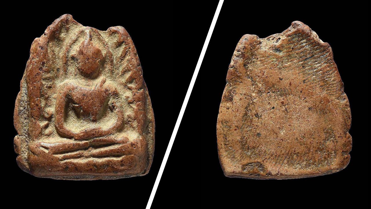 พระกำแพงซุ้มกอ พิมพ์กลาง กรุลานทุ่งเศรษฐี กำแพงเพชร ของ ก้อง พระสมเด็จ.